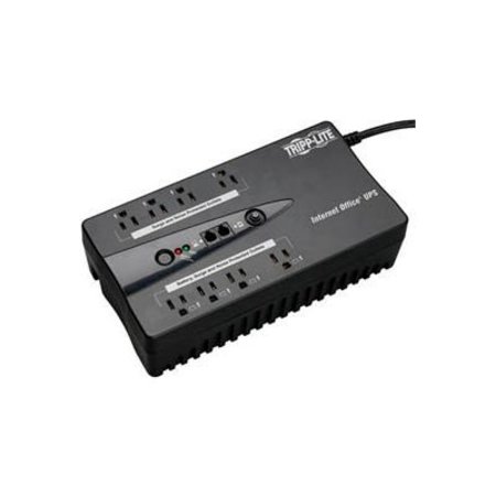 TRIPP LITE Standby UPS System, 600VA, 10 Outlets, Desktop/Tower, Wall, Out: 110/115/120V , In:120V AC INTERNET600U